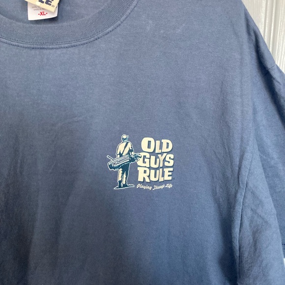 Old guys rule, blue, short sleeve T-shirt, size extra large - Picture 2 of 8